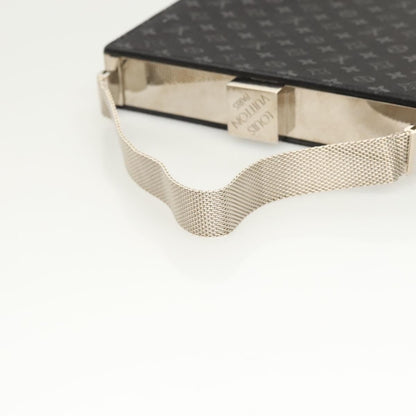 Louis Vuitton Saint Ange Handbag Monogram Satin, BLACK, SATIN, Handbag