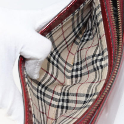 Burberry Vintage Shoulder Bag Patent leather, RED, PATENT_LEATHER, Shoulder bag