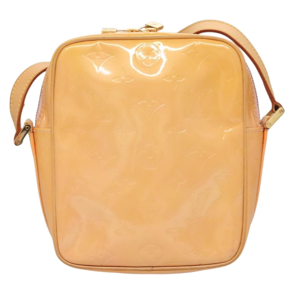 Louis Vuitton Wooster Handbag Monogram Vernis, BEIGE, PATENT_LEATHER, Handbag