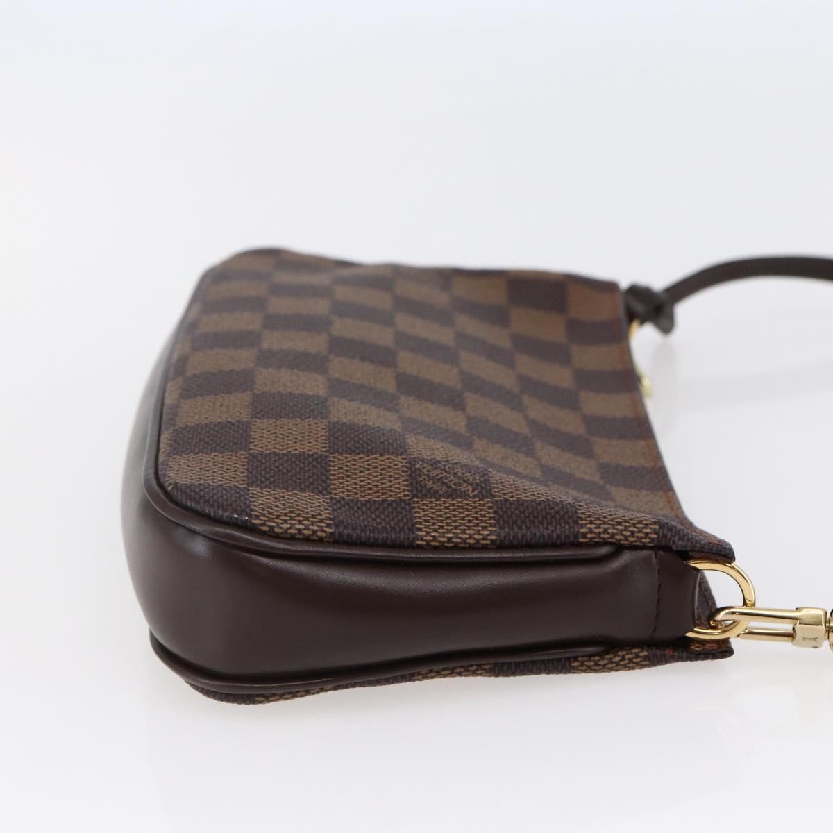 Louis Vuitton Navona Pochette Accessoires Damier, BROWN, CANVAS, Clutche & pouche
