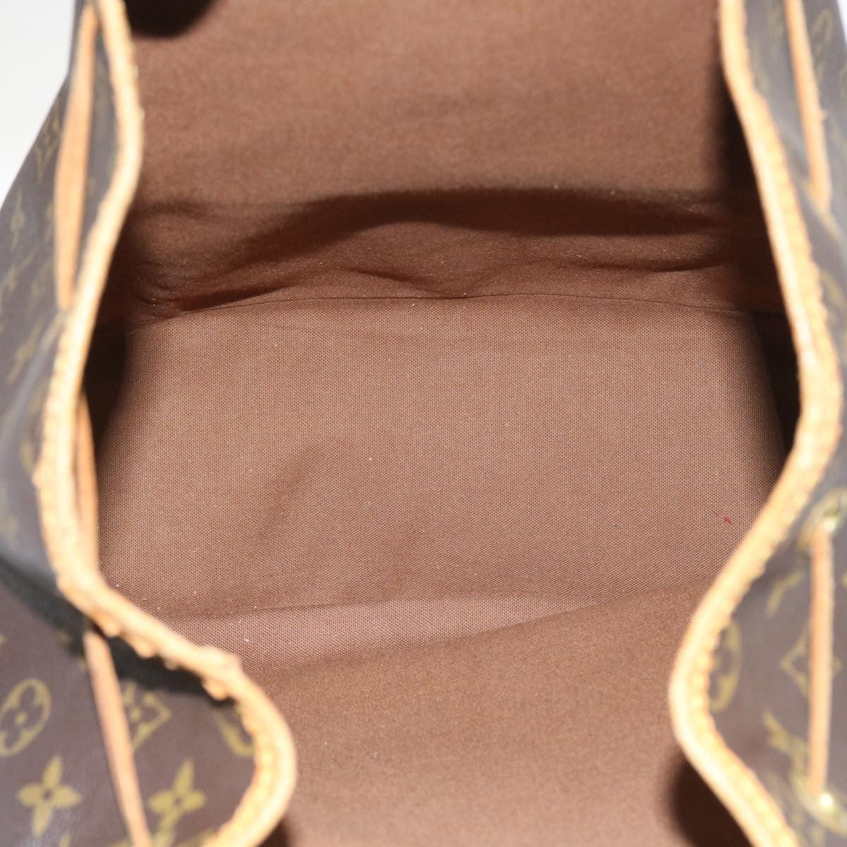Louis Vuitton Montsouris Backpack Monogram Canvas, BROWN, CANVAS, Backpack