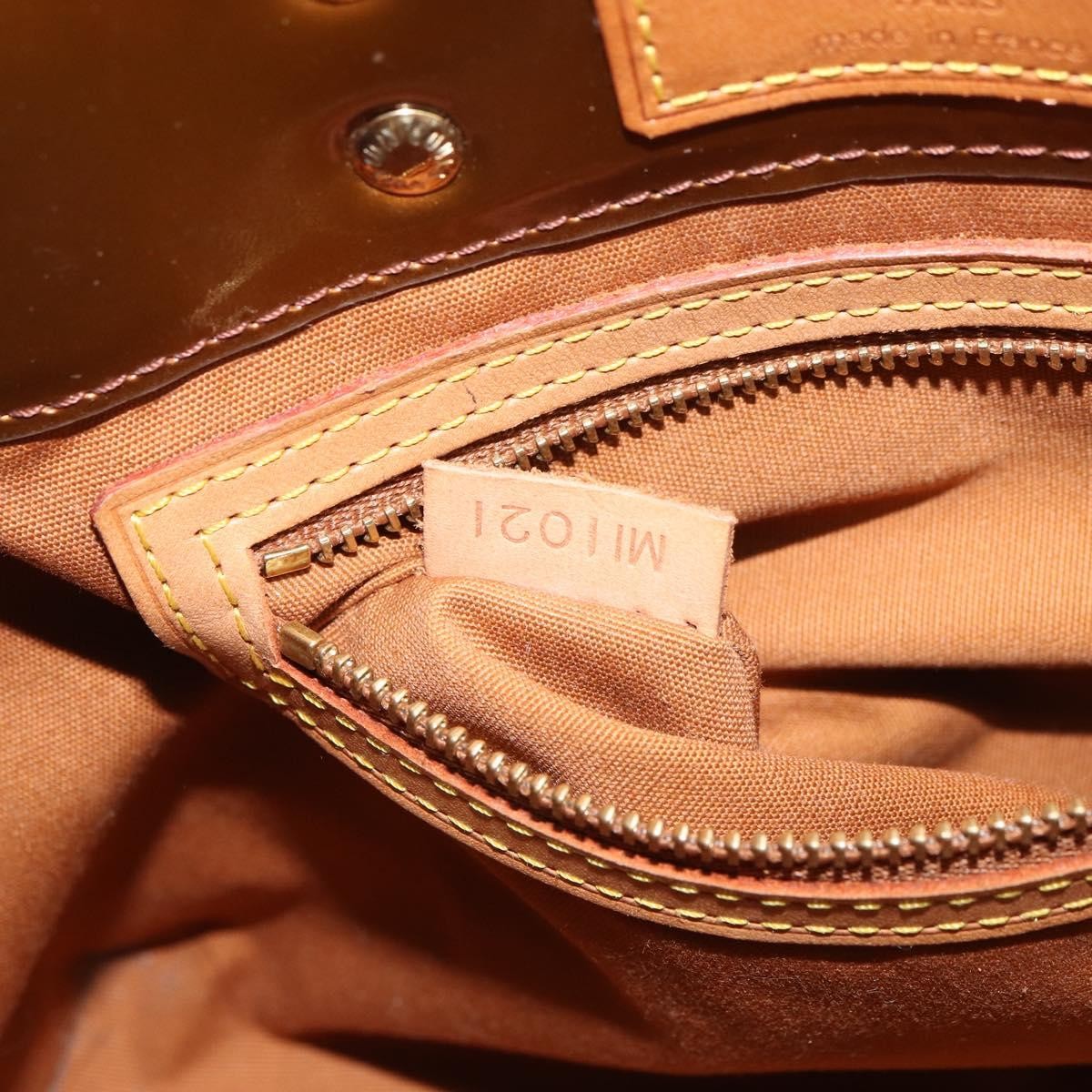 Louis Vuitton Reade Handbag Monogram Vernis, BROWN, PATENT_LEATHER, Tote bag