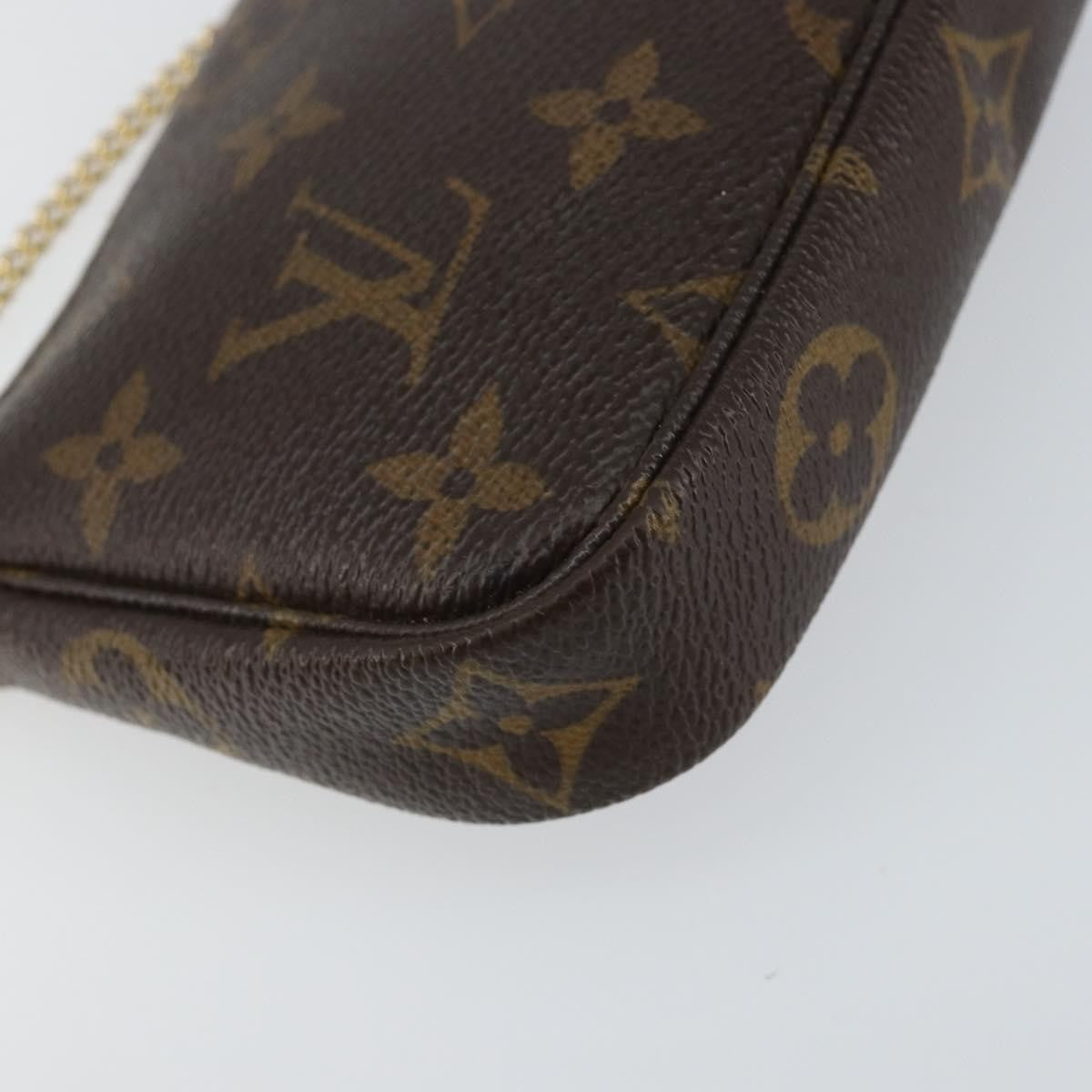 Louis Vuitton Pochette Accessoires Monogram Canvas, BROWN, CANVAS, Clutche & pouche