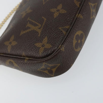 Louis Vuitton Pochette Accessoires Monogram Canvas, BROWN, CANVAS, Clutche & pouche