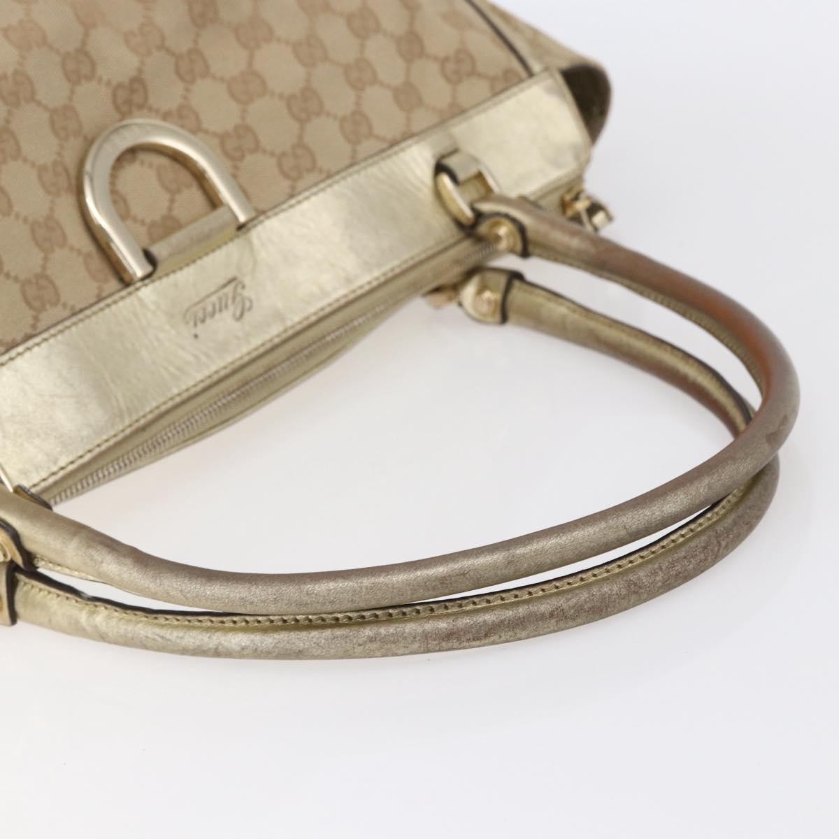 Gucci D-Ring Shoulder Bag GG Canvas, BEIGE, CANVAS, Tote bag