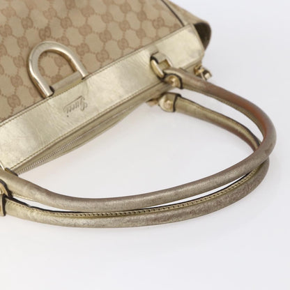 Gucci D-Ring Shoulder Bag GG Canvas, BEIGE, CANVAS, Tote bag