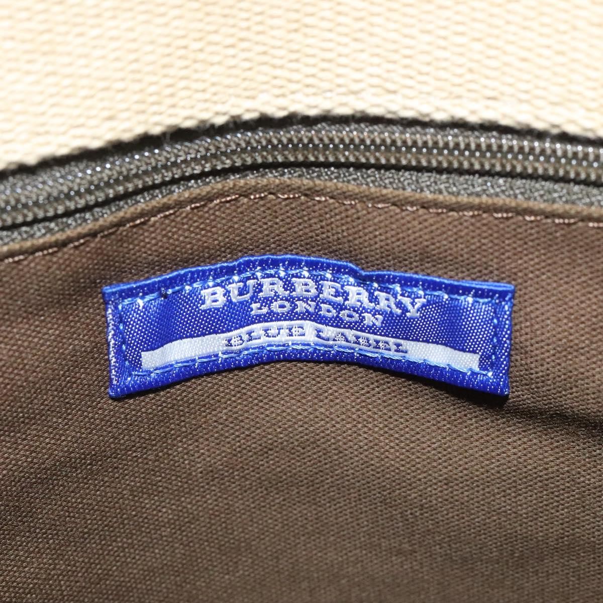 Burberry Blue Label Tote Bag Canvas, BEIGE, CANVAS, Tote bag