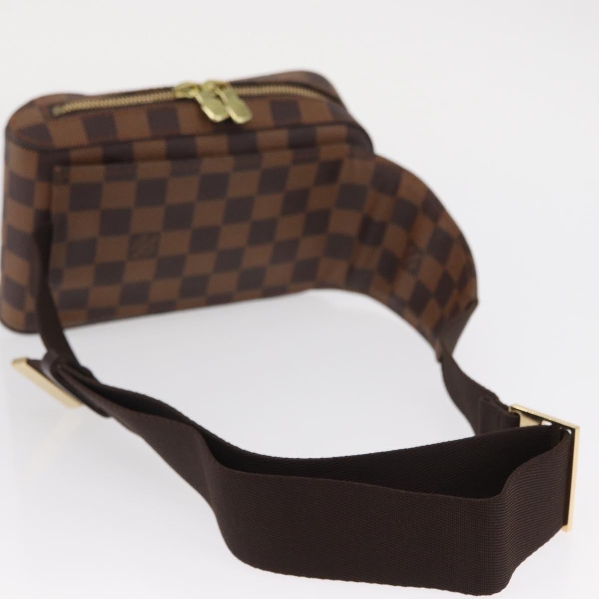 Louis Vuitton Geronimos Waist Bag Damier, BROWN, CANVAS, Shoulder bag