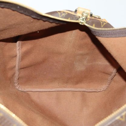 Louis Vuitton Keepall Bandouliere Bag Monogram Canvas, BROWN, CANVAS, Travel bag