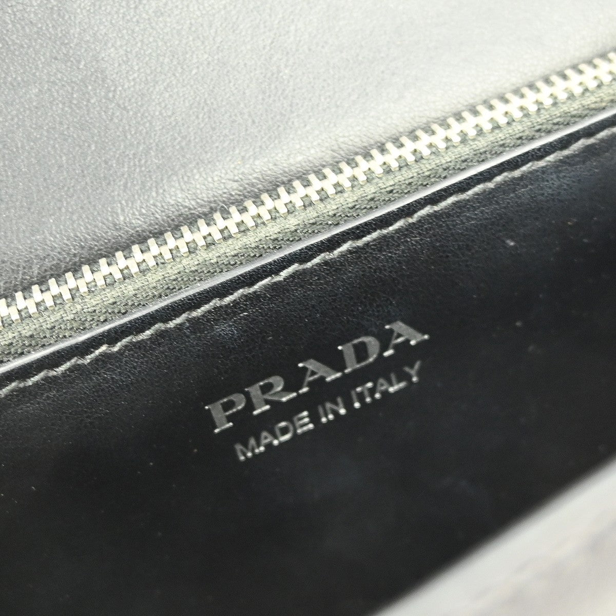Prada Elektra Shoulder Bag Studded Leather, BLACK, LEATHER, Shoulder bag