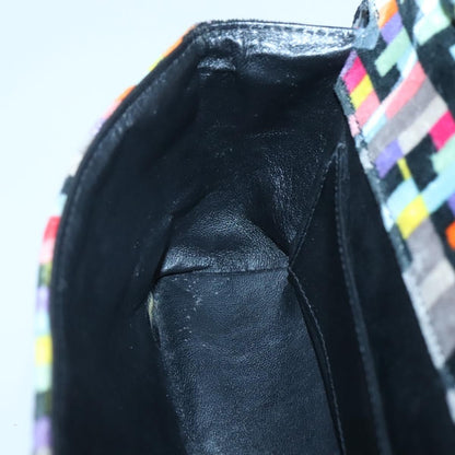 Chanel Chocolate Bar Medallion Flap Bag Quilted Calfskin, MULTICOLOUR, VELVET, Handbag