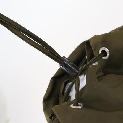 Prada Double Front Pocket Backpack Tessuto, KHAKI, NYLON, Backpack