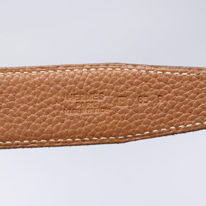 Hermes Constance Belt Leather, BROWN, LEATHER, Belts