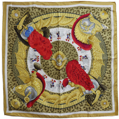 Hermes Carré 90 Silk multicolor, YELLOW, SILK, Scarve & shawl