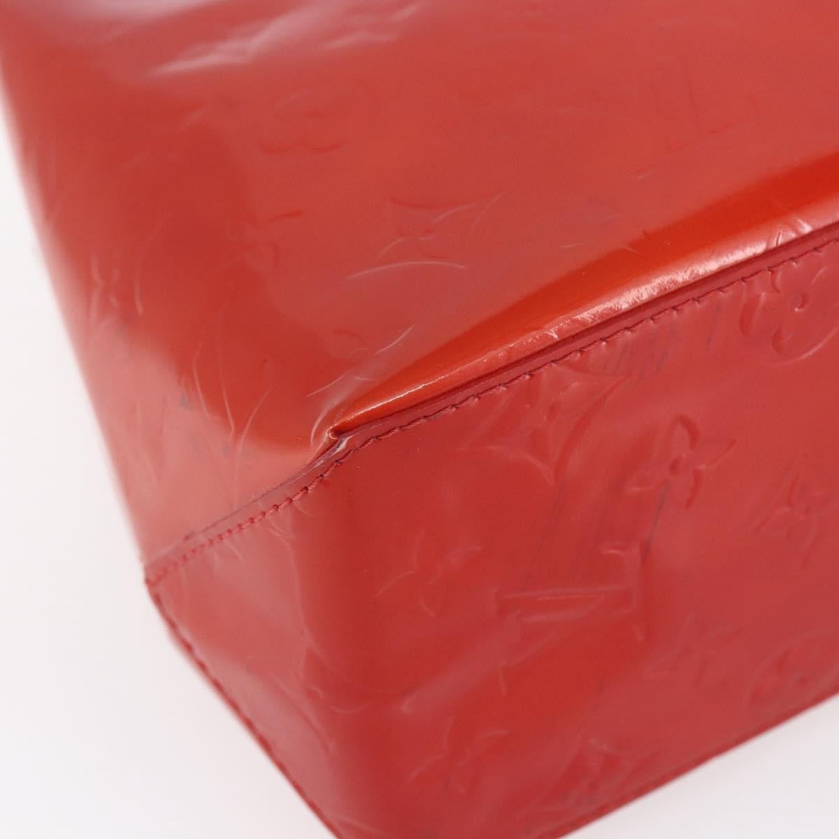 Louis Vuitton Reade Handbag Monogram Vernis, RED, PATENT_LEATHER, Handbag