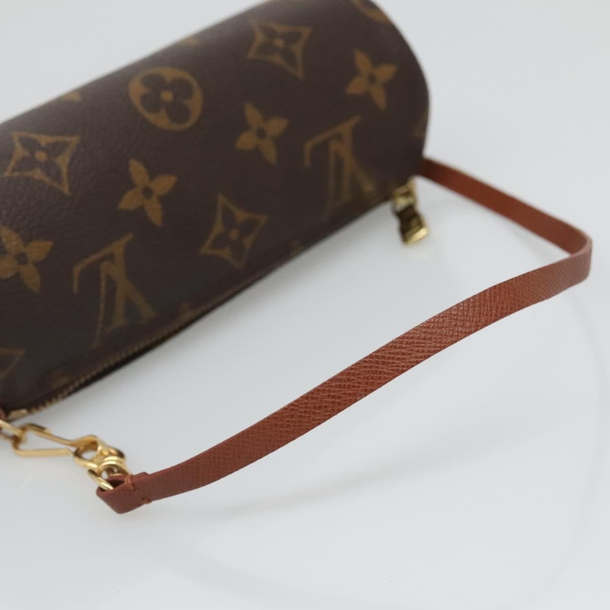 Louis Vuitton Papillon Pochette Monogram Canvas, BROWN, CANVAS, Handbag