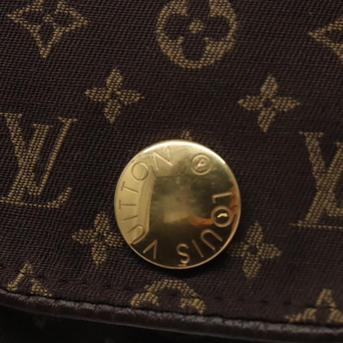 Louis Vuitton Cancun Pochette Monogram Mini Canvas, BROWN, CANVAS, Clutche & pouche