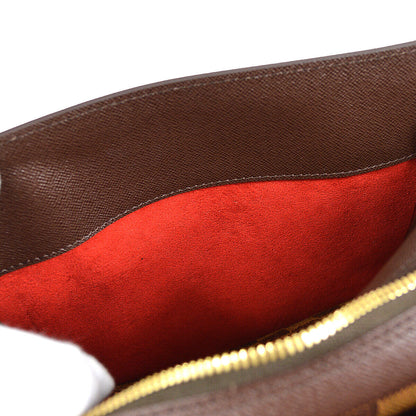 Louis Vuitton Triana Bag Damier, BROWN, CANVAS, Handbag
