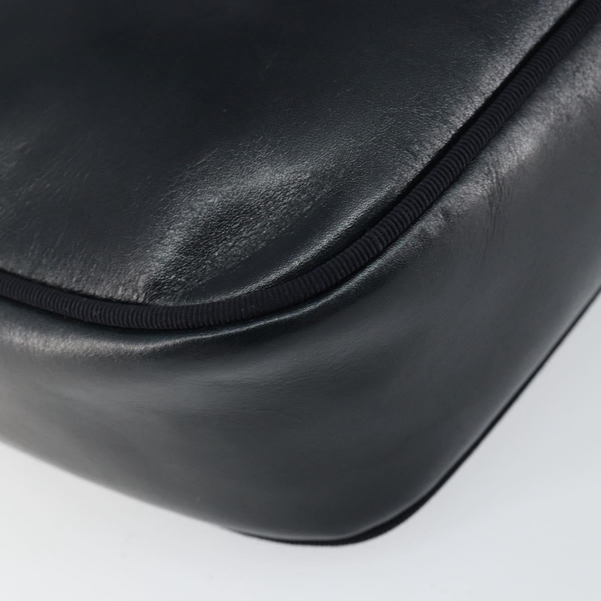 Salvatore Ferragamo Vala Shoulder Bag Leather, NAVY, LEATHER, Shoulder bag