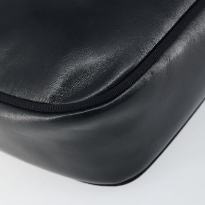 Salvatore Ferragamo Vala Shoulder Bag Leather, NAVY, LEATHER, Shoulder bag