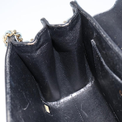 Chanel Chocolate Bar Accordion Reissue Flap Bag Quilted Lambskin, BLACK, LEATHER, Shoulder bag