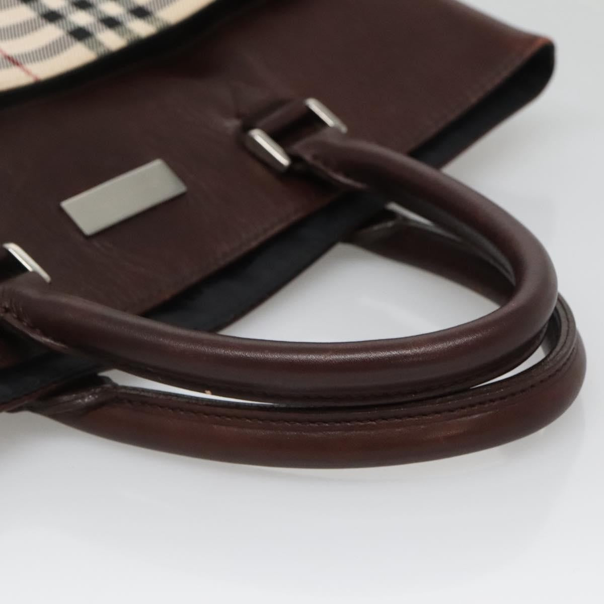 Burberry Nova Check Tote Nylon, BEIGE, NYLON, Tote bag