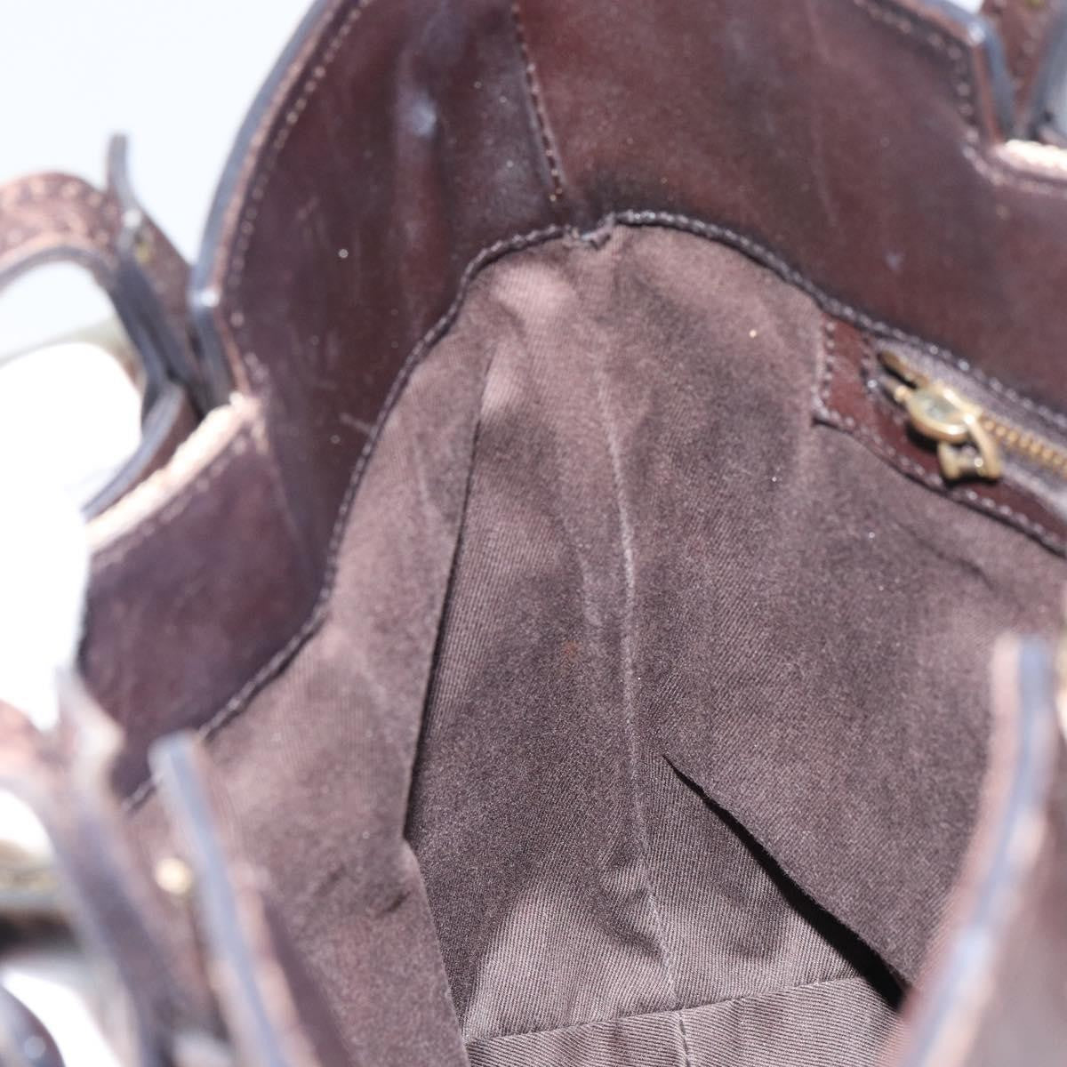 Gucci Belted Bucket Tote GG Canvas with Leather, BEIGE, CANVAS, Tote bag