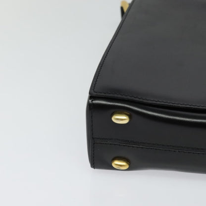 Celine Shoulder Bag Leather, BLACK, LEATHER, Shoulder bag