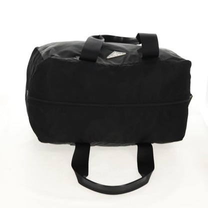 Prada Vintage Boston Bag Nylon, BLACK, NYLON, Travel bag