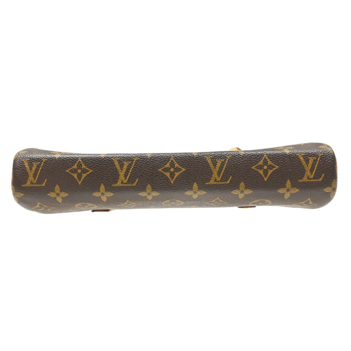 Louis Vuitton Sonatine Handbag Monogram Canvas, Brown, Canvas, Handbag