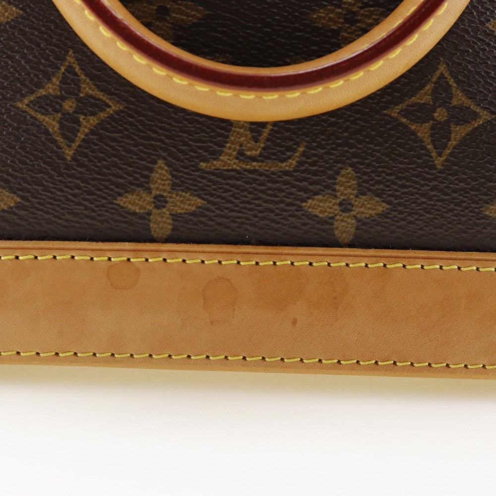 Louis Vuitton Alma Handbag Monogram Canvas, BROWN, CANVAS, Handbag