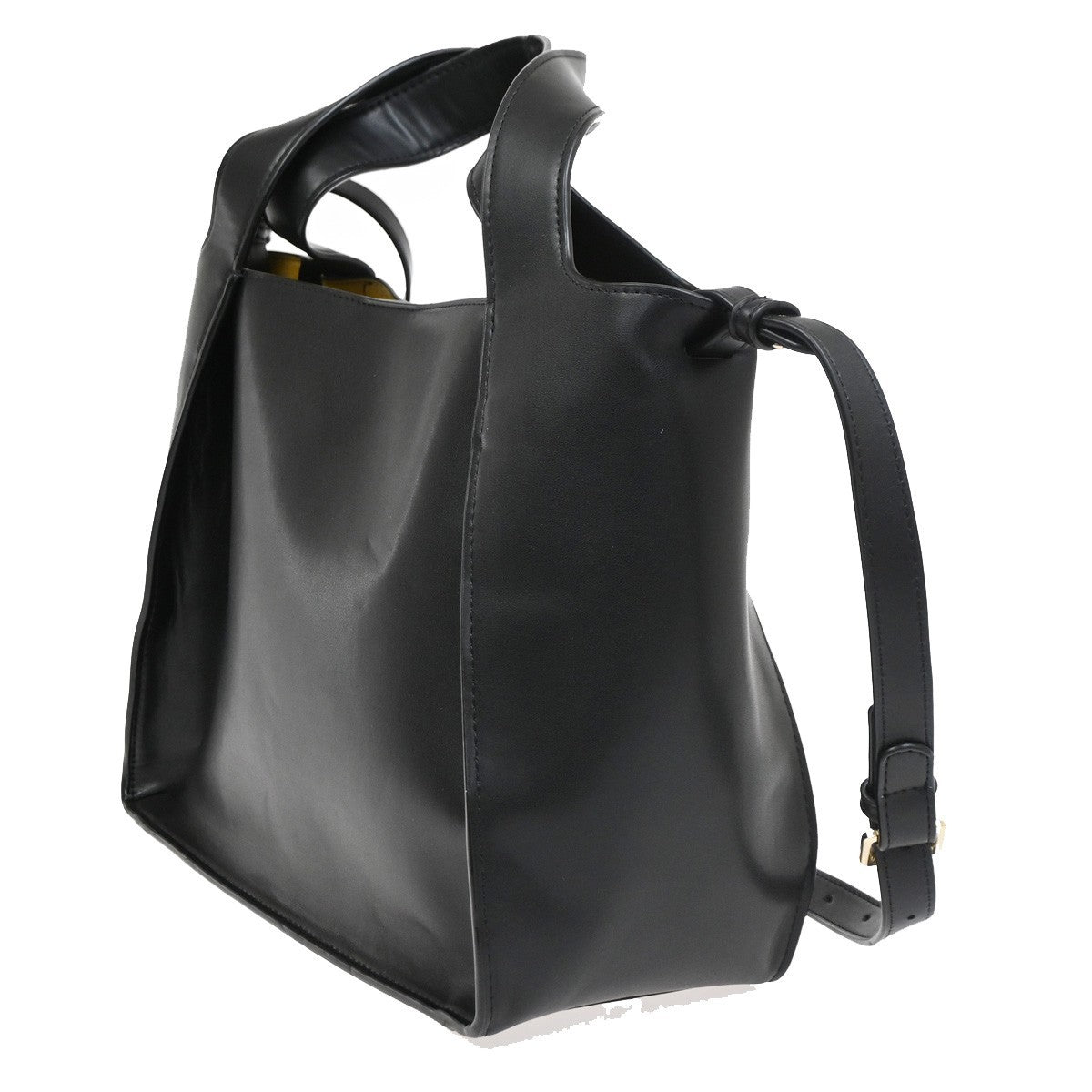 Stella McCartney Alter Tote Perforated Faux Leather, BLACK, FAUX_FUR, Tote bag