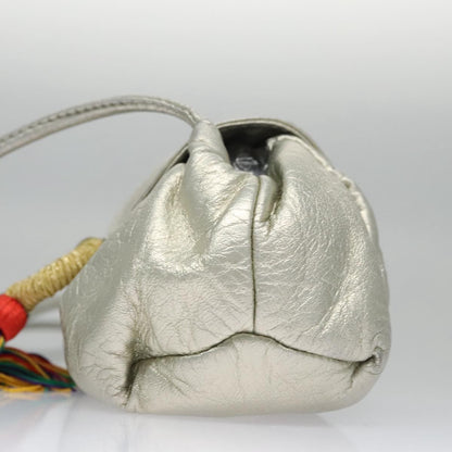 Loewe Vintage Crossbody Leather, SILVER, LEATHER, Shoulder bag