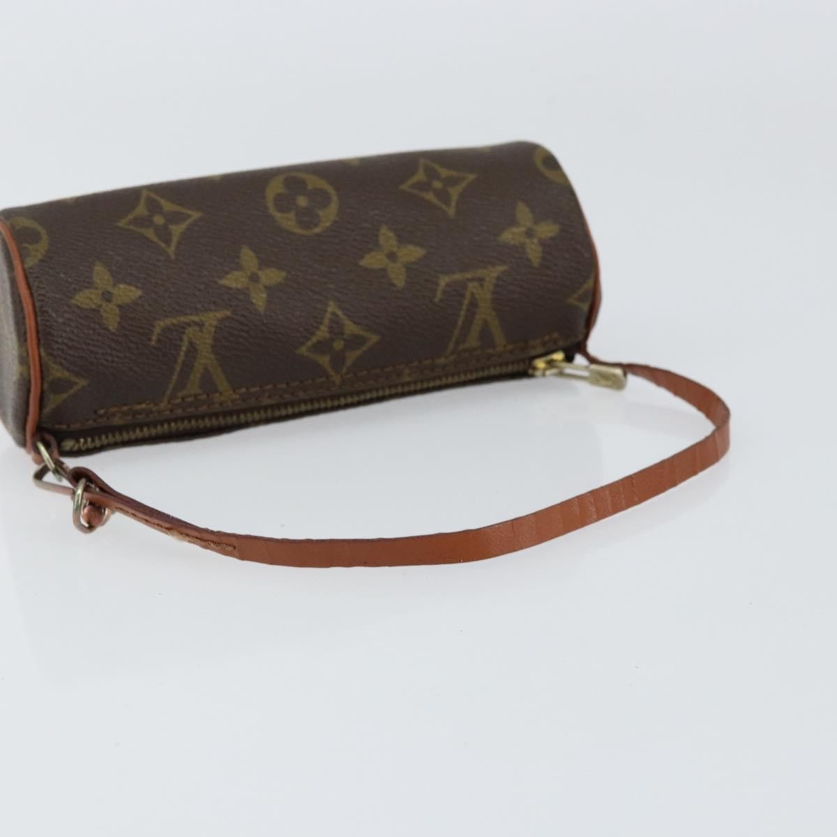 Louis Vuitton Papillon Pochette Monogram Canvas, BROWN, CANVAS, Clutche & pouche