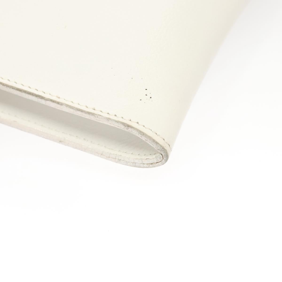 Hermes Onimaitou Handbag Leather, WHITE, LEATHER, Handbag