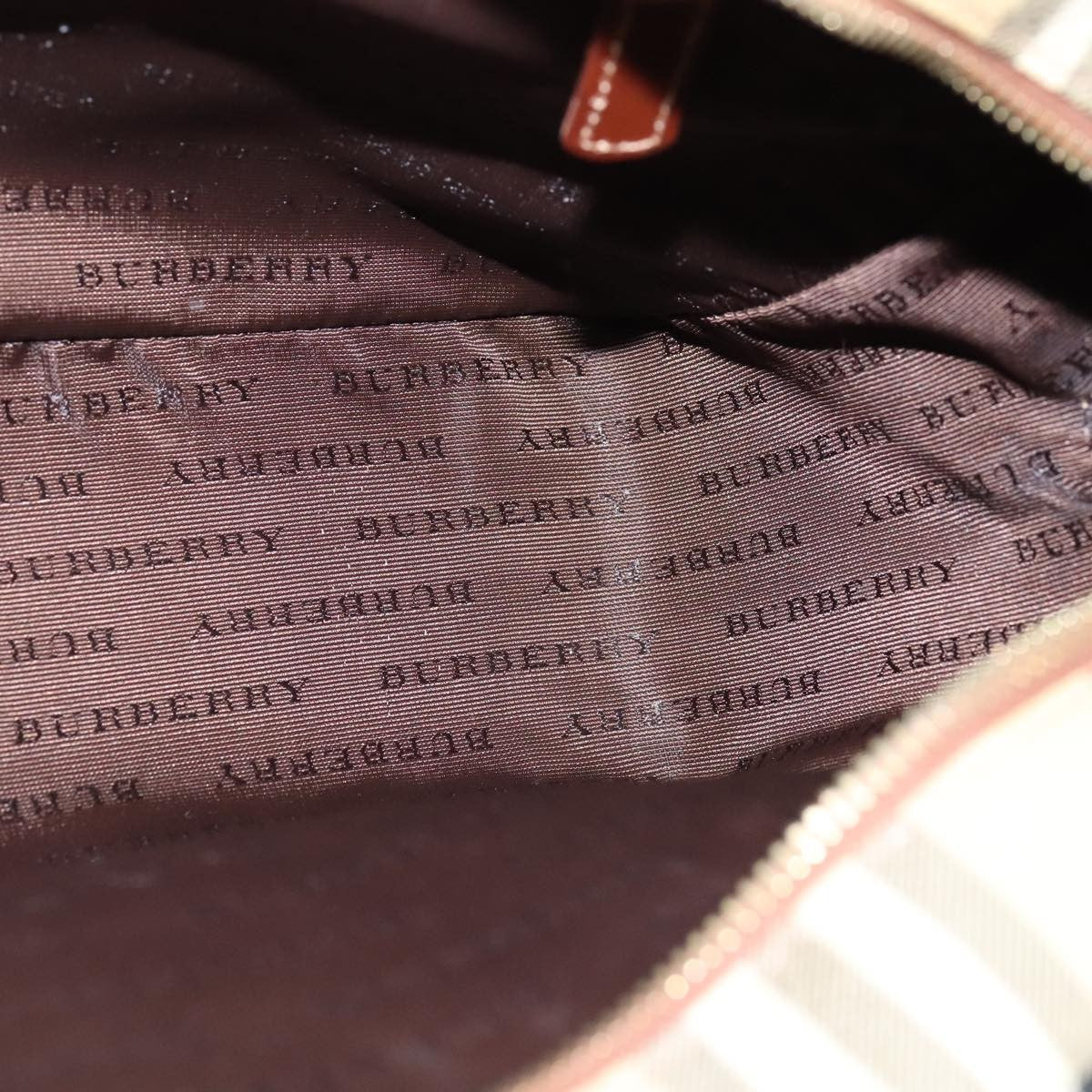 Burberry Shoulder Bag Nova Check Canvas, BEIGE, CANVAS, Shoulder bag