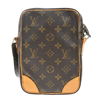 Louis Vuitton Danube Handbag Monogram Canvas, BROWN, CANVAS, Shoulder bag