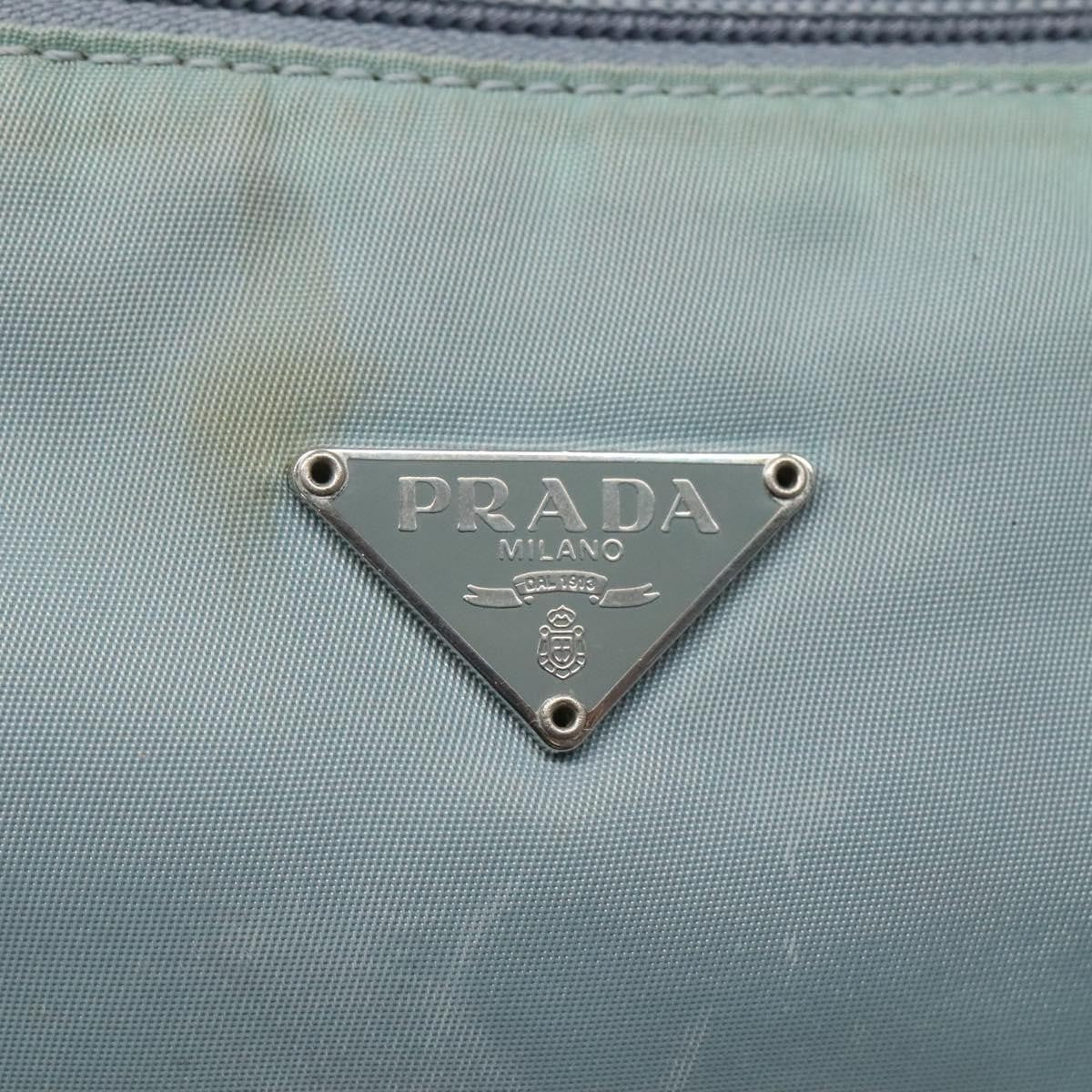 Prada Pochette Shoulder Bag Tessuto, BLUE, NYLON, Clutche & pouche