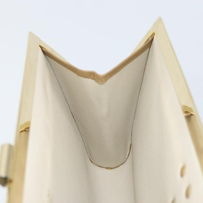 Christian Dior Logo Pouch Leather, BEIGE, LEATHER, Clutche & pouche