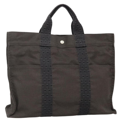 Hermes Fourre-tout Herline Fourre-tout Herline, GRAY, CANVAS, Tote bag