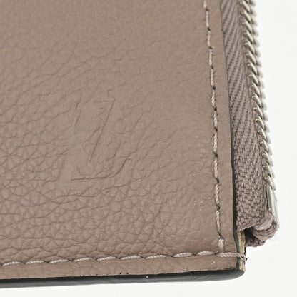 Louis Vuitton Zip Around Pochette Jour Leather, Beige, Leather, Clutch