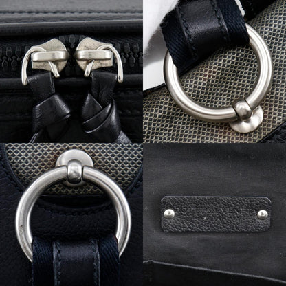 Bottega Veneta Vintage handbag Leather, GRAY, CANVAS, Handbag