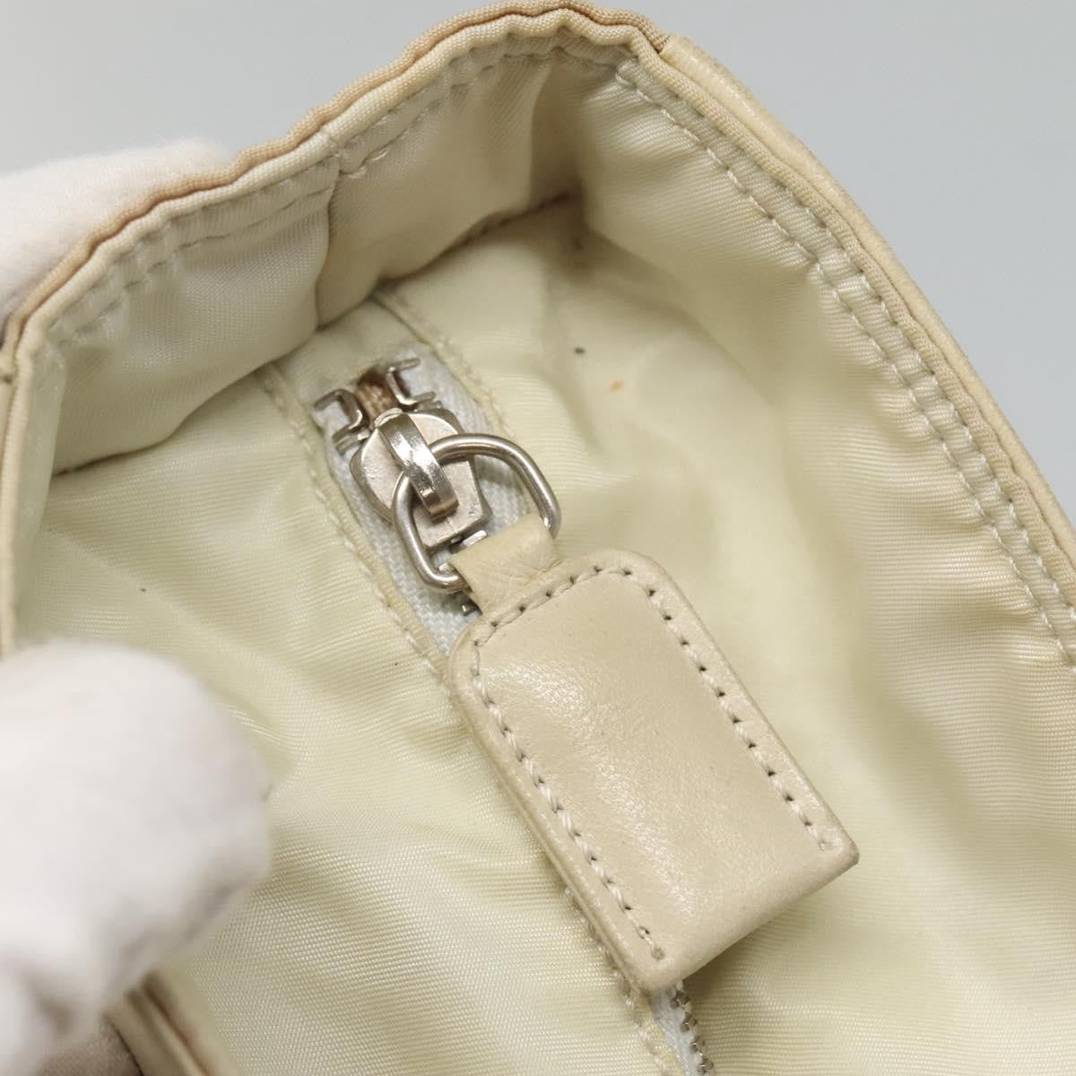 Prada Vintage Shoulder Bag Tessuto, BEIGE, NYLON, Shoulder bag