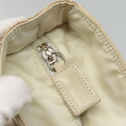 Prada Vintage Shoulder Bag Tessuto, BEIGE, NYLON, Shoulder bag