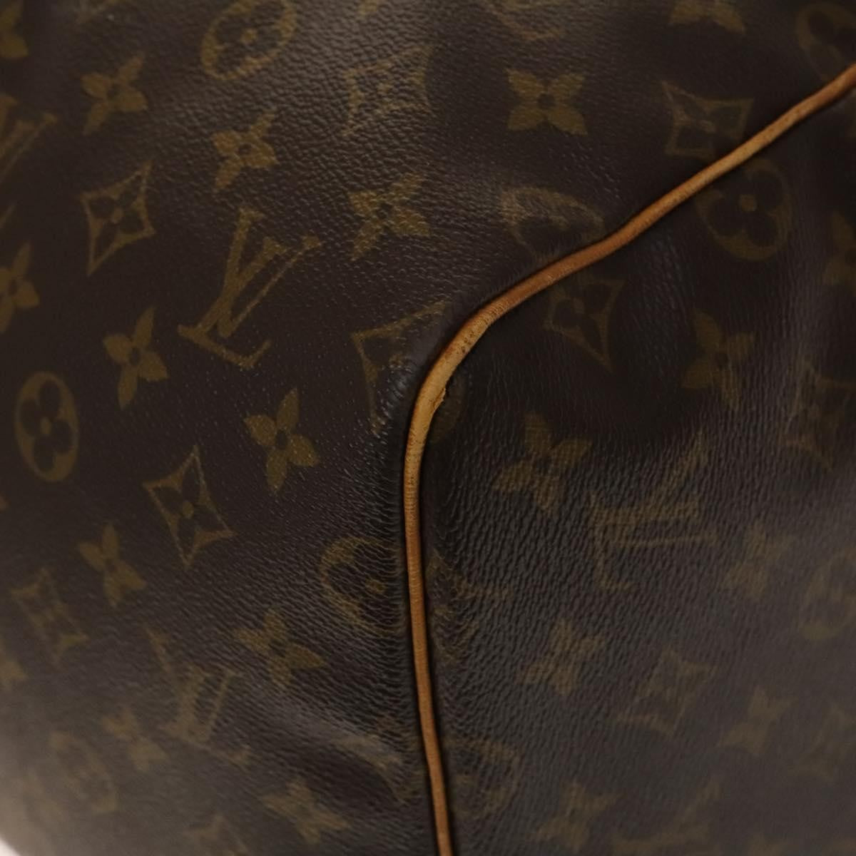 Louis Vuitton Keepall Bag Monogram Canvas, BROWN, CANVAS, Travel bag