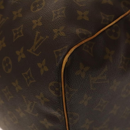 Louis Vuitton Keepall Bag Monogram Canvas, BROWN, CANVAS, Travel bag
