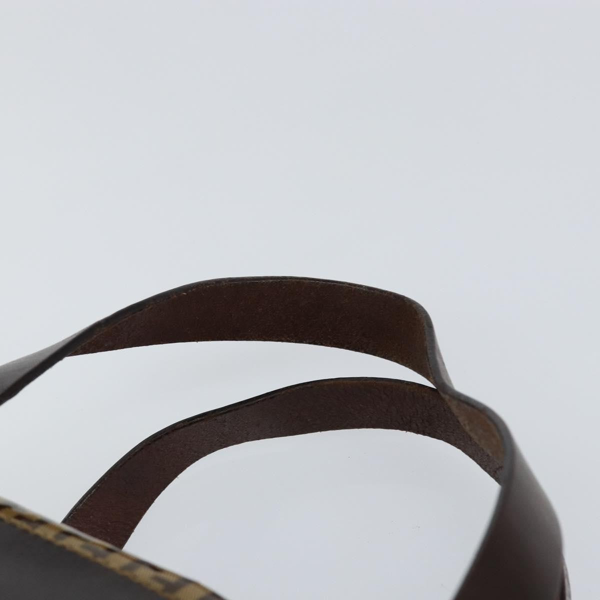 Fendi Zip Tote Canvas, BEIGE, CANVAS, Tote bag