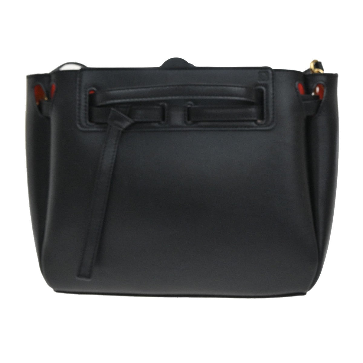Loewe Lazo Bag Leather, BLACK, LEATHER, Handbag