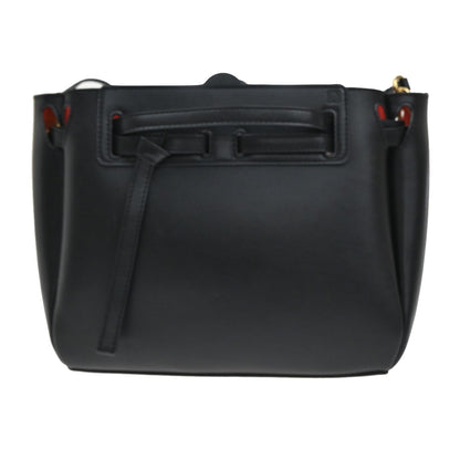 Loewe Lazo Bag Leather, BLACK, LEATHER, Handbag