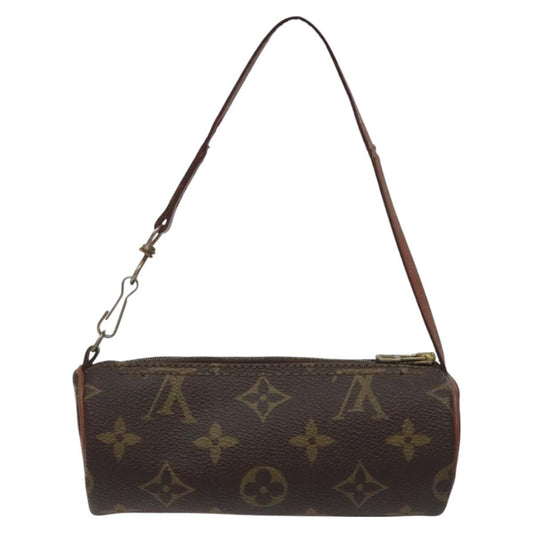 Louis Vuitton Papillon Pochette Monogram Canvas, BROWN, CANVAS, Clutche & pouche